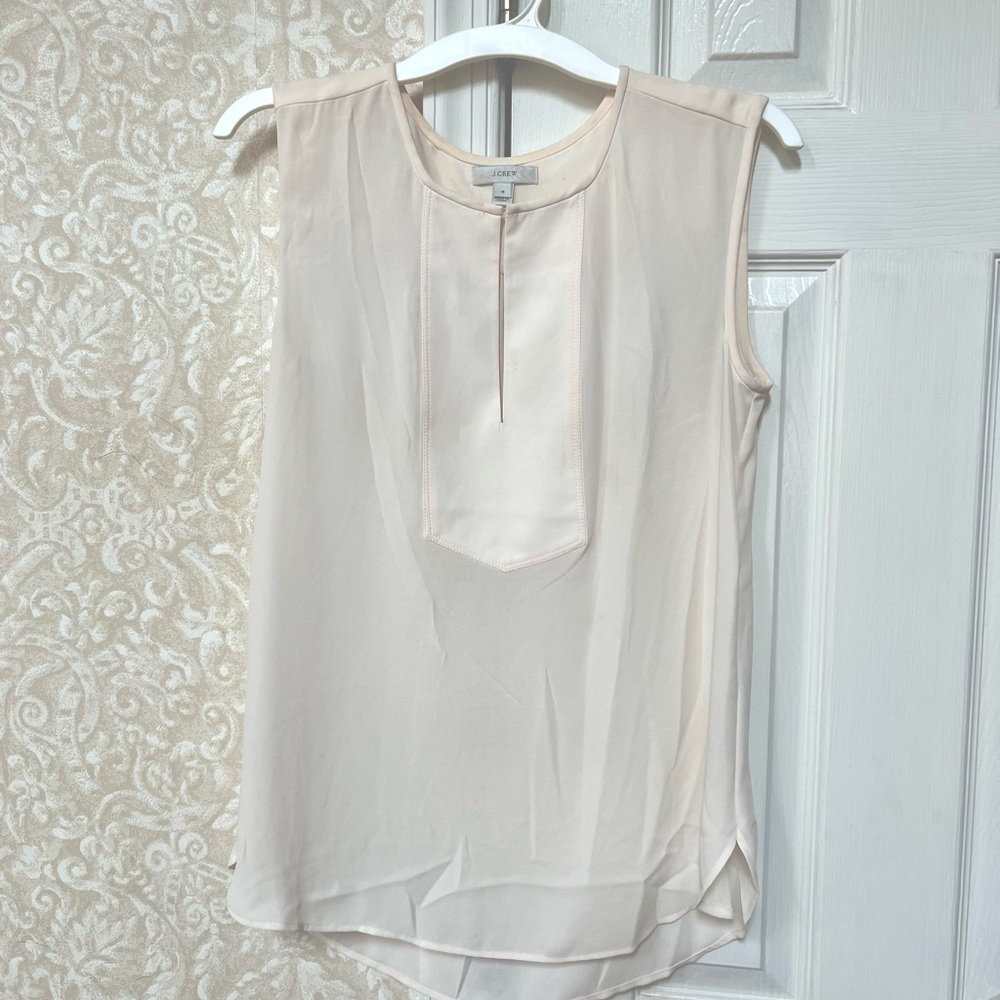 Jcrew sleeveless blouse